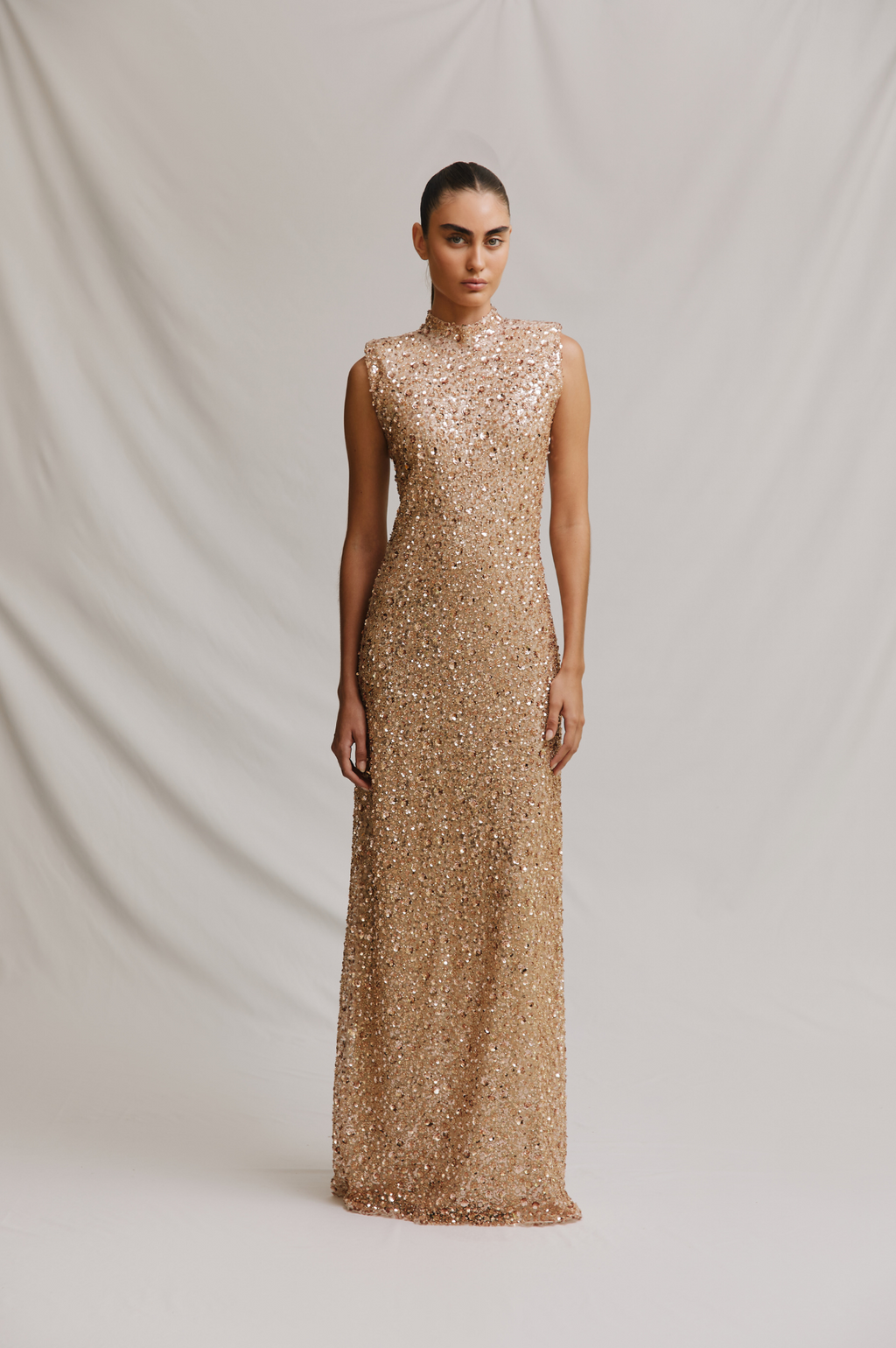 Alba Dress Rose Gold