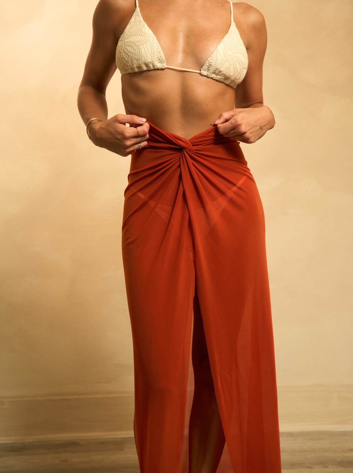 Amara Top & Skirt Terracota